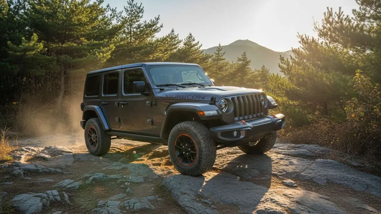  Jeep Wrangler Rubicon Trail Hunt edici&oacute;n limitada exclusiva para Corea del Sur con solo 20 unidades disponibles &mdash; Imagen generada por IA 