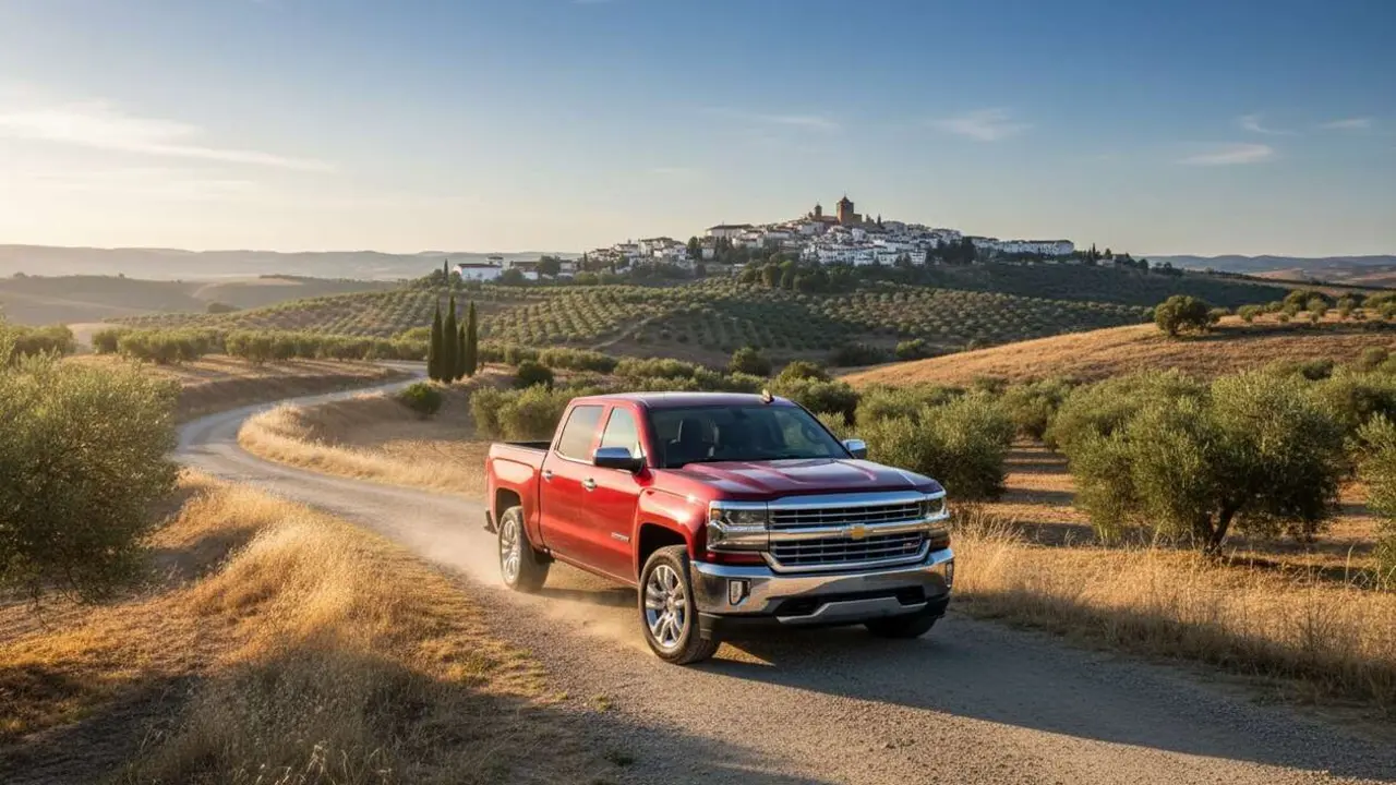  Chevrolet Silverado Espa&ntilde;a 2024 la ic&oacute;nica pickup que podr&iacute;a llegar al mercado espa&ntilde;ol este a&ntilde;o &mdash; Imagen generada por IA 