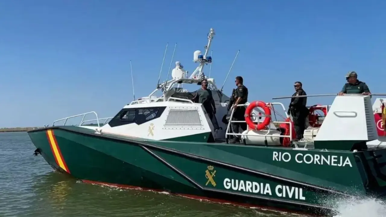 La lancha de la Guardia Civil