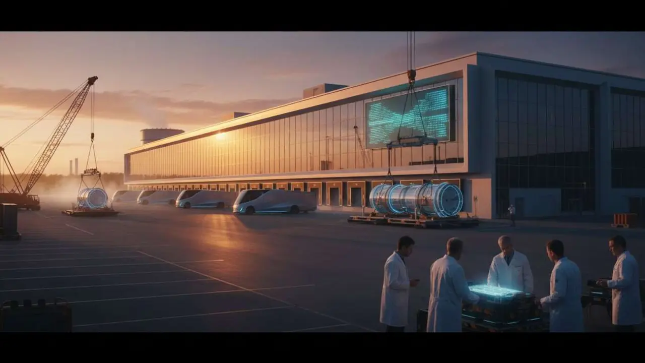  Tesla invierte 250 millones en bater&iacute;as innovadoras de &uacute;ltima generaci&oacute;n en Berl&iacute;n para transformar la industria automotriz &mdash; Imagen generada por IA 