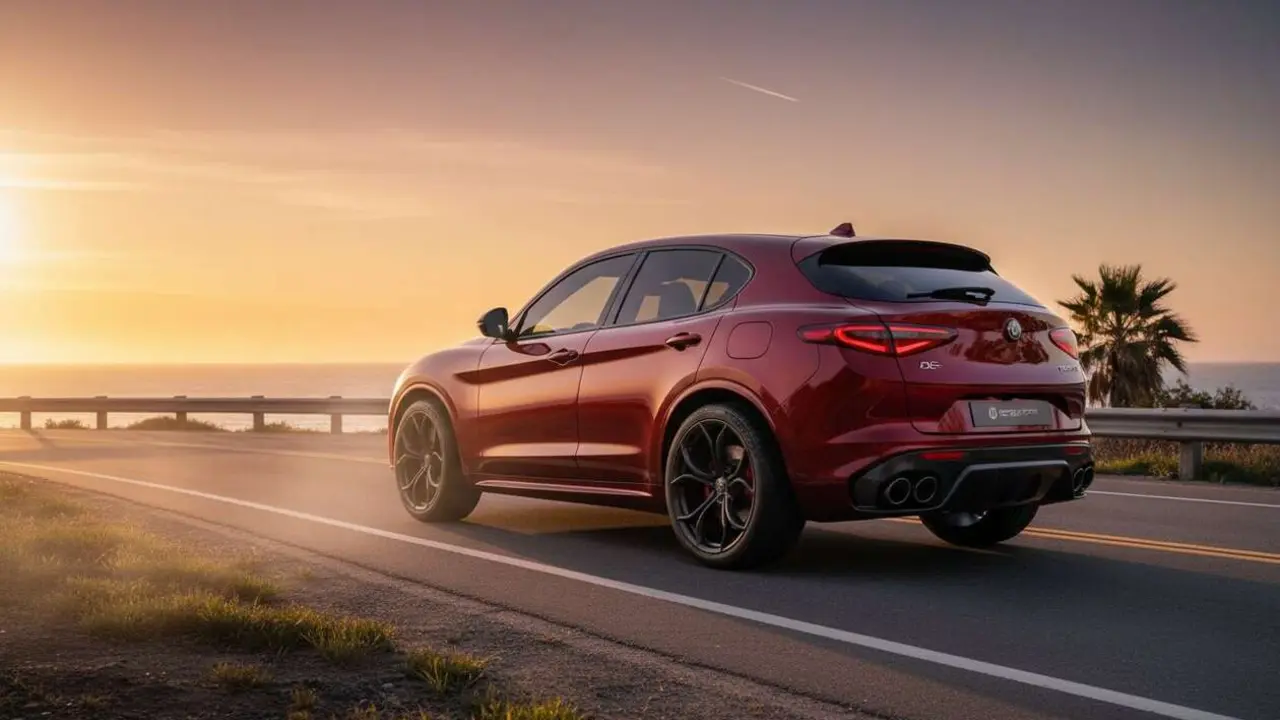  Alfa Romeo Stelvio 2026 con nuevo Pack Performance que mejora potencia y dise&ntilde;o deportivo &mdash; Imagen generada por IA 