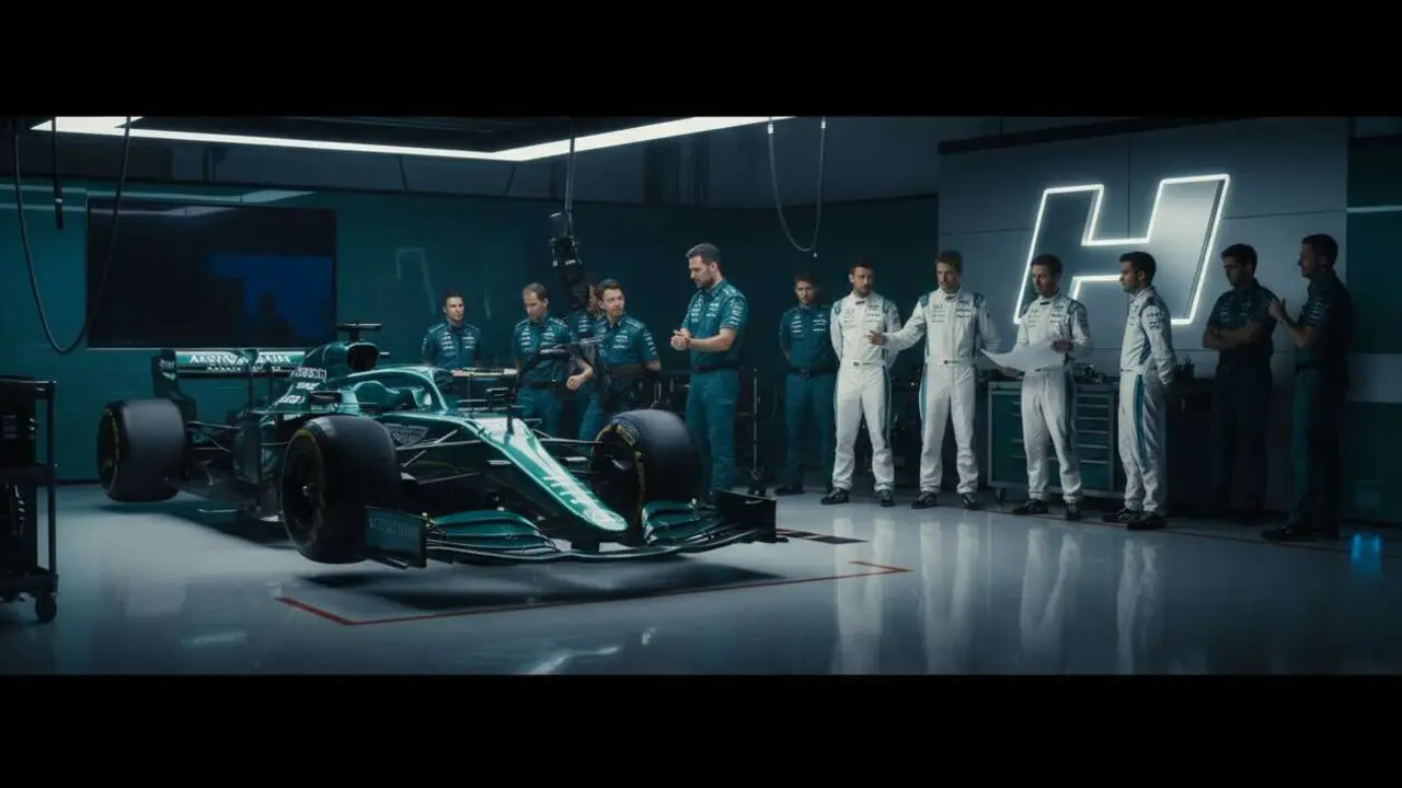 Aston Martin enfrenta el desaf&iacute;o de Honda en la F&oacute;rmula 1 con estrategias que impulsan su rendimiento competitivo &mdash; Imagen generada por IA 