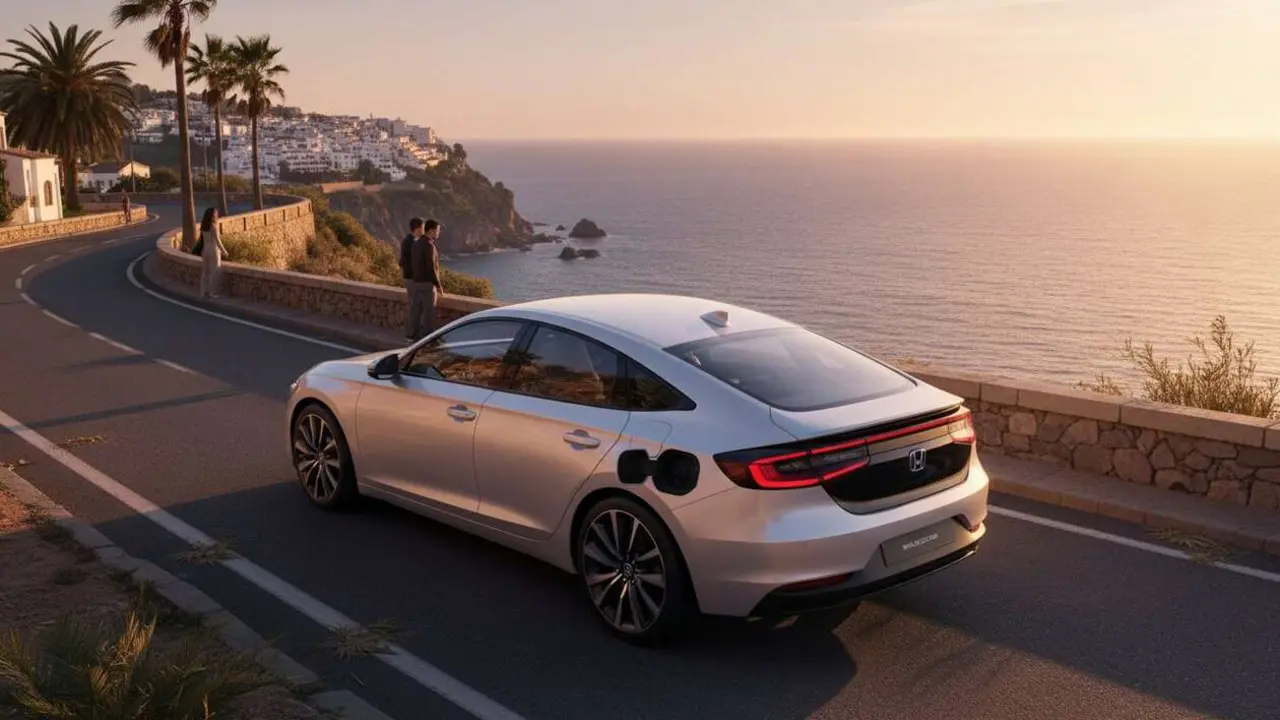  Honda h&iacute;brido asequible por 19.000 euros ideal para la movilidad sostenible en Espa&ntilde;a &mdash; Imagen generada por IA 