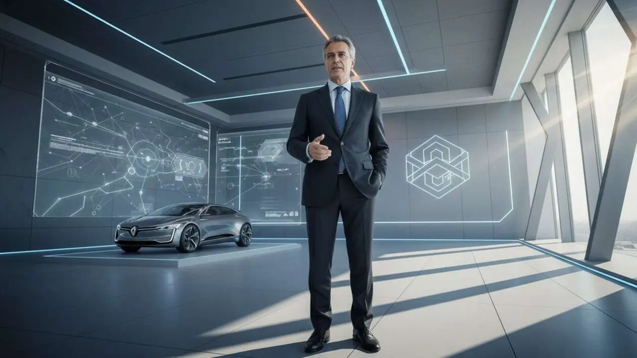  Josep Maria Recasens, ex l&iacute;der de Renault, impulsa la transformaci&oacute;n digital en Indra con su visi&oacute;n innovadora &mdash; Imagen generada por IA 