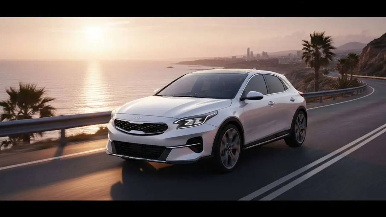  Kia XCeed 2026 en vista frontal mostrando el dise&ntilde;o renovado y las novedades del modelo optimizado para 2026 &mdash; Imagen generada por IA 