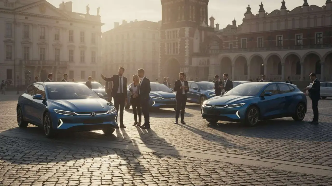  BYD Dolphin G PHEV 2026 destaca en Europa como el nuevo veh&iacute;culo h&iacute;brido enchufable revolucionario del mercado &mdash; Imagen generada por IA 