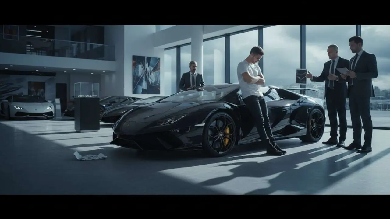  Lucas P&eacute;rez estafado en 340.000 euros durante la venta de su Lamborghini, una estafa millonaria que alerta a compradores &mdash; Imagen generada por IA 