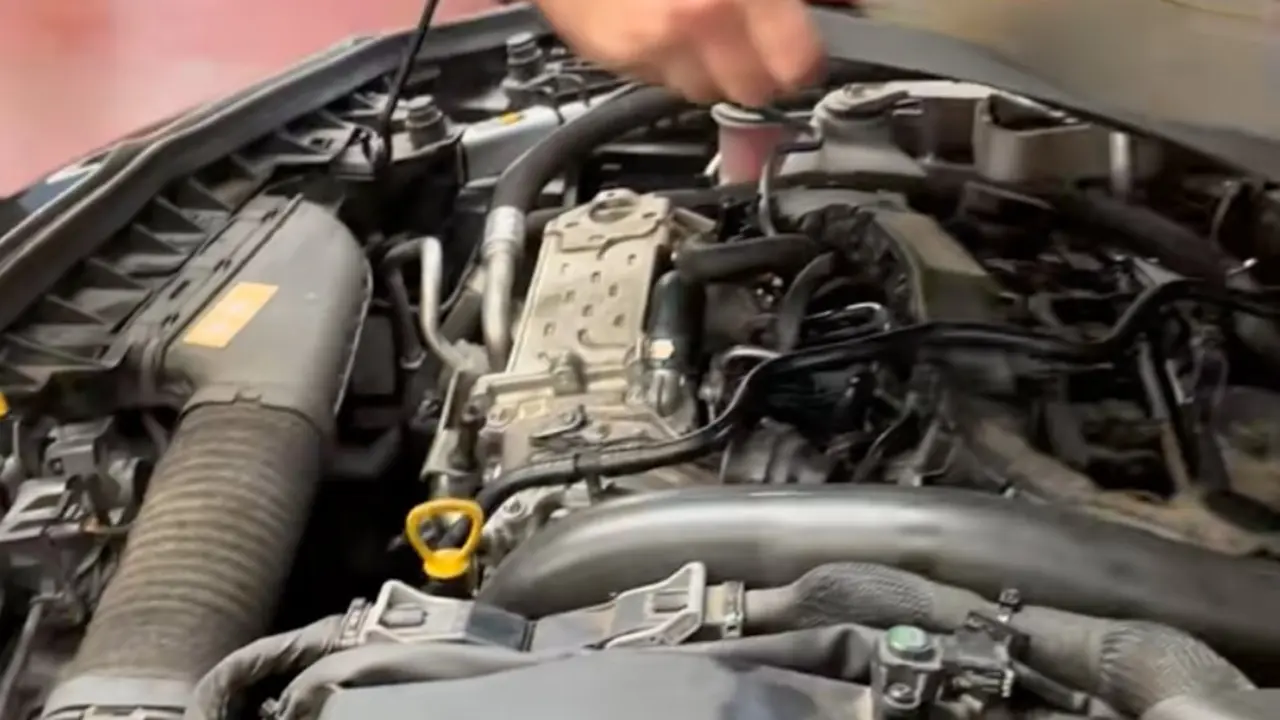 El motor del Mercedes