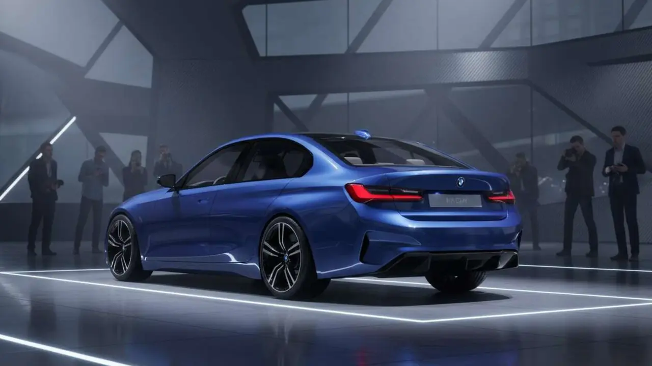  BMW Serie 3 330 2027 con dise&ntilde;o renovado y motor de m&aacute;s de 240 CV presentado en detalle &mdash; Imagen generada por IA 