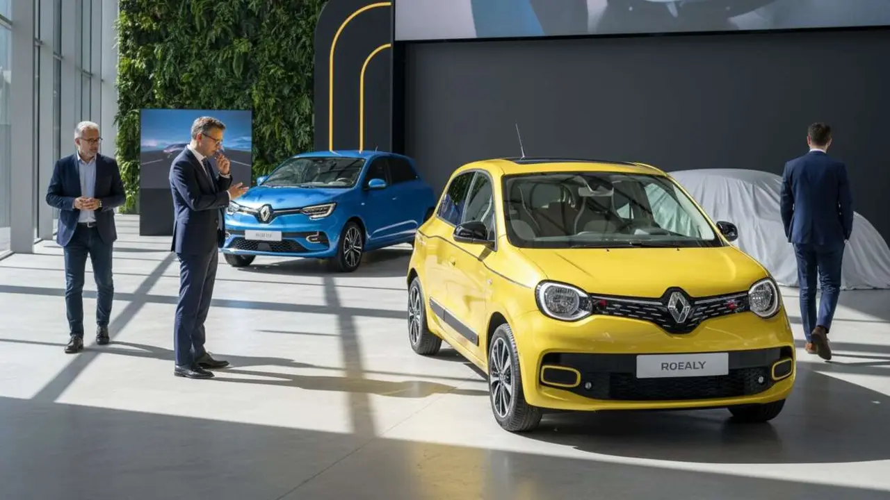  Renault abandona el dise&ntilde;o de coches retro tras el &eacute;xito de los modelos Twingo y R5 en el mercado actual &mdash; Imagen generada por IA 