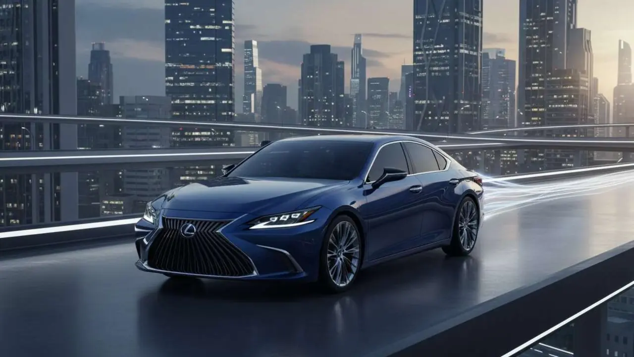  Lexus ES 2026 la berlina m&aacute;s silenciosa y lujosa que marca la evoluci&oacute;n del dise&ntilde;o y tecnolog&iacute;a &mdash; Imagen generada por IA 