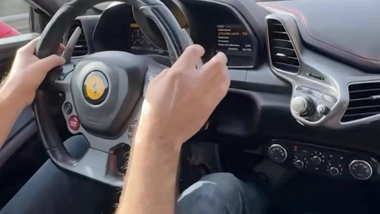 La prueba del Ferrari