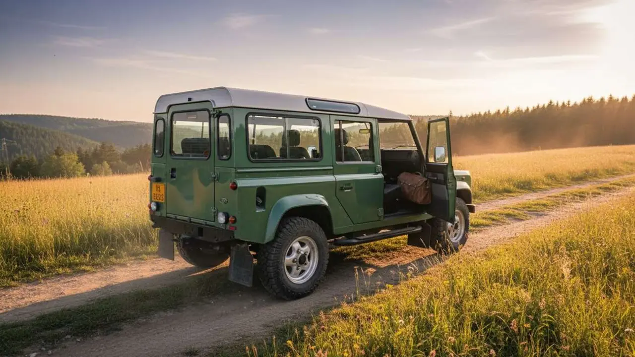  Land Rover Td5 cl&aacute;sico en excelente estado que sigue sorprendiendo por su dise&ntilde;o y potencia original &mdash; Imagen generada por IA 