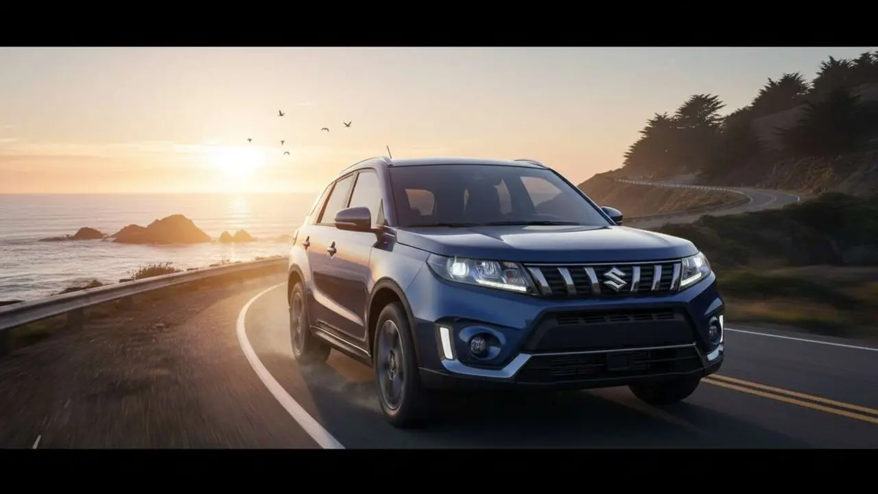  Suzuki Vitara 2026 presentado como el SUV innovador que redefine el segmento con tecnolog&iacute;a avanzada y dise&ntilde;o moderno &mdash; Imagen generada por IA 