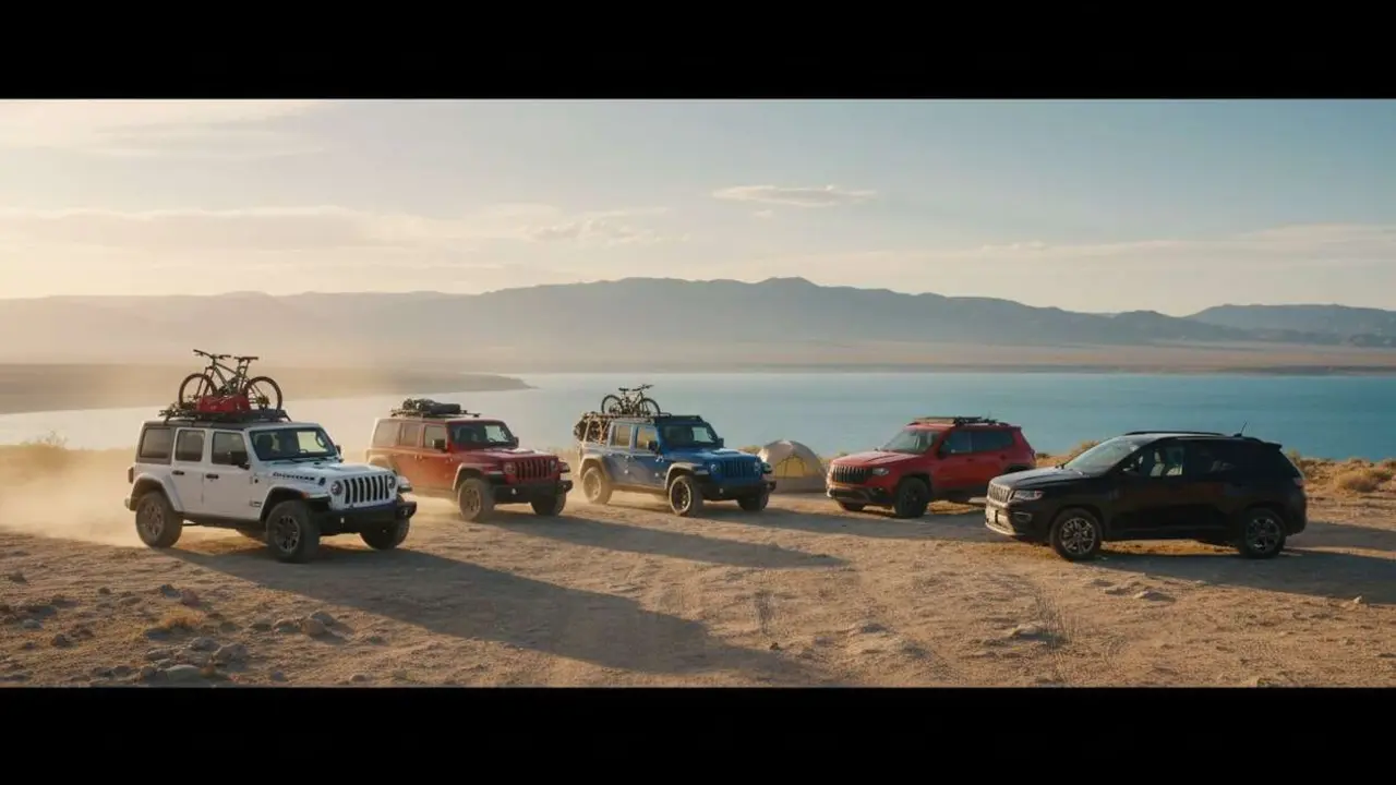  Jeep modelos ideales para disfrutar el verano al aire libre con aventura y comodidad todoterreno &mdash; Imagen generada por IA 