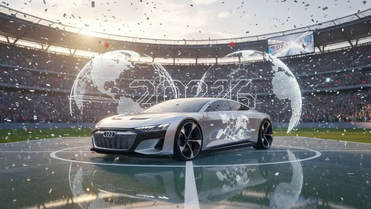  Audi como marca oficial en el Mundial 2026: detalles y novedades para los aficionados al f&uacute;tbol &mdash; Imagen generada por IA 