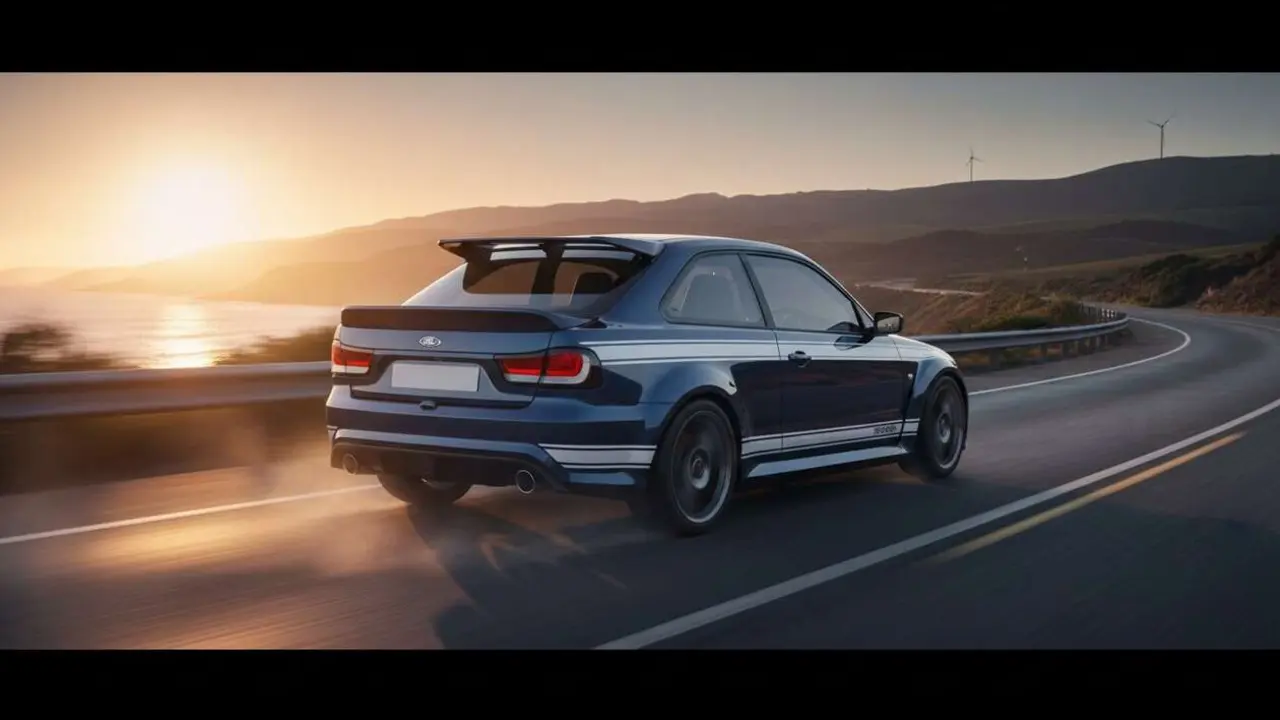  Ford Escort RS 2026 con 330 caballos y dise&ntilde;o cl&aacute;sico que regresa para los amantes de los coches deportivos &mdash; Imagen generada por IA 