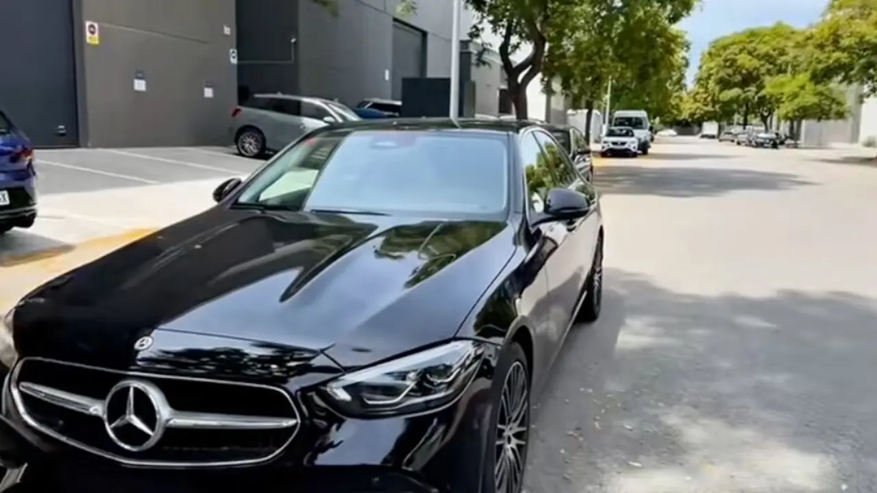 El Mercedes afectado
