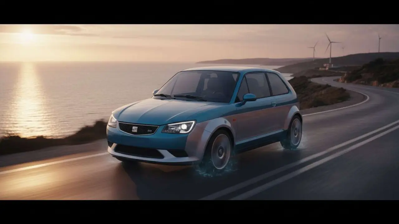  Nuevo Seat 127 h&iacute;brido presentado en Espa&ntilde;a, el coche econ&oacute;mico y eficiente que todos esperaban &mdash; Imagen generada por IA 