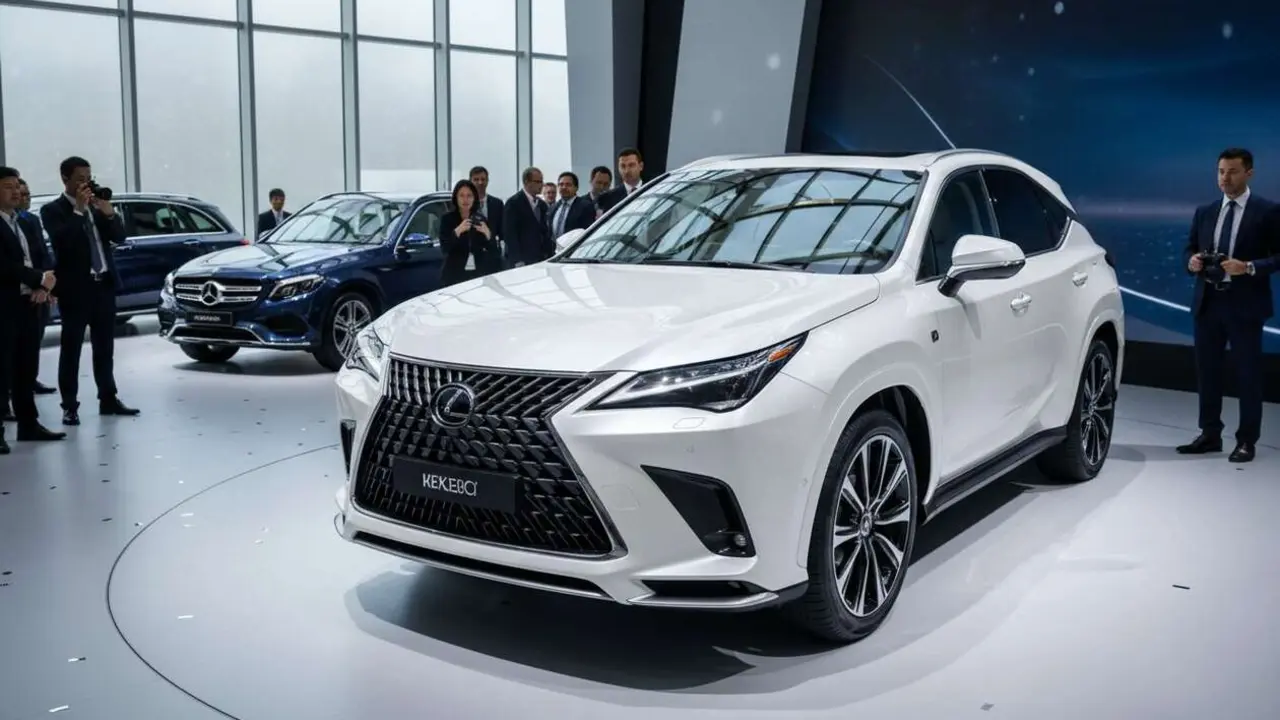  Lexus nuevo SUV de lujo en comparaci&oacute;n con Mercedes y BMW en el mercado automotriz actual &mdash; Imagen generada por IA 