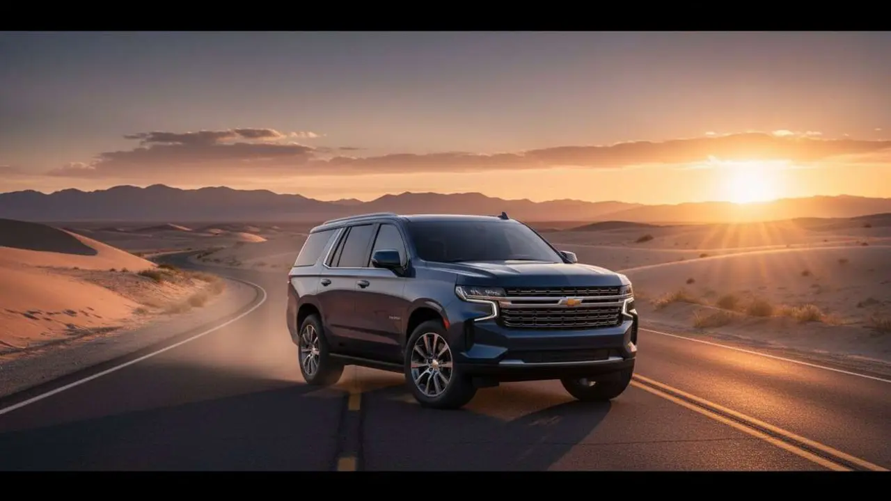  Chevrolet Tahoe Premier Duramax 2026 mostrando su potente dise&ntilde;o y gran autonom&iacute;a en carretera &mdash; Imagen generada por IA 
