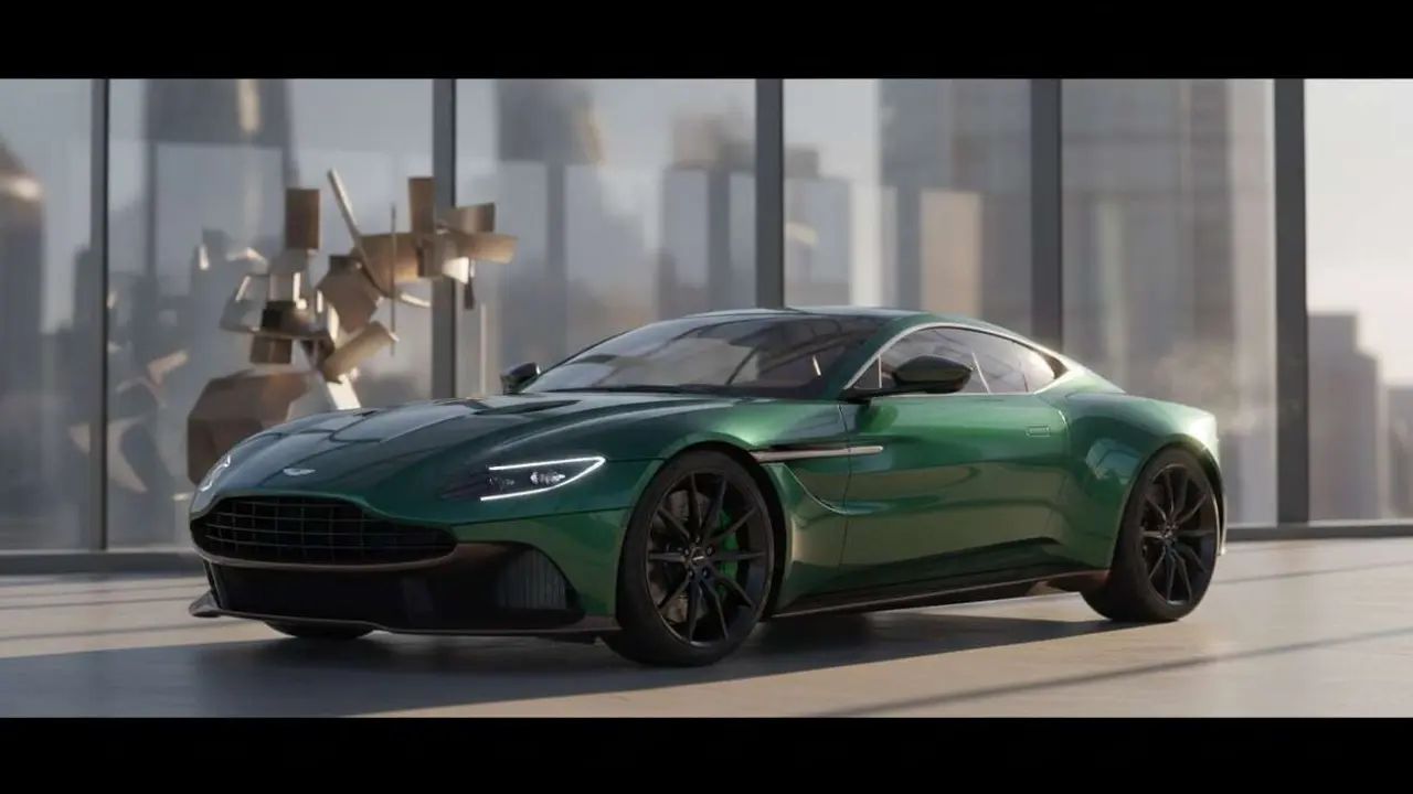  Nuevo modelo Aston Martin destacado por su dise&ntilde;o exclusivo y tecnolog&iacute;a innovadora en el mundo del automovilismo &mdash; Imagen generada por IA 