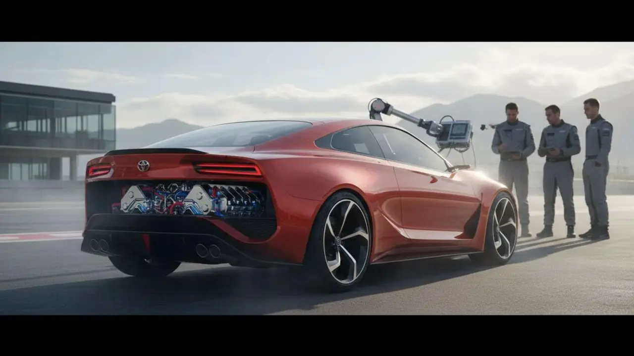  Toyota Celica 2026 con motor G20E revolucionario mostrando su dise&ntilde;o deportivo y potencia avanzada &mdash; Imagen generada por IA 