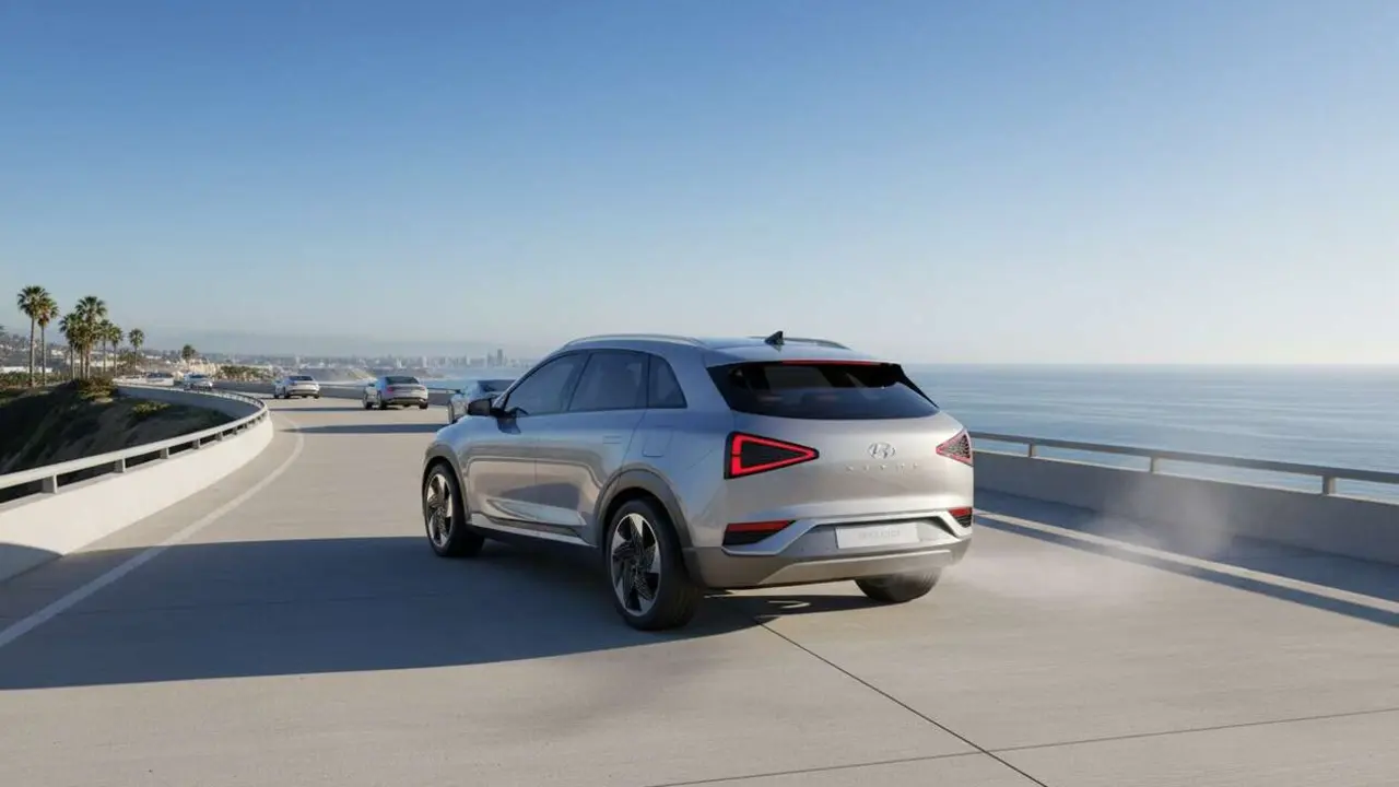  Hyundai Nexo SUV de hidr&oacute;geno con dise&ntilde;o moderno y tecnolog&iacute;a avanzada desde 71.000 euros en Espa&ntilde;a &mdash; Imagen generada por IA 