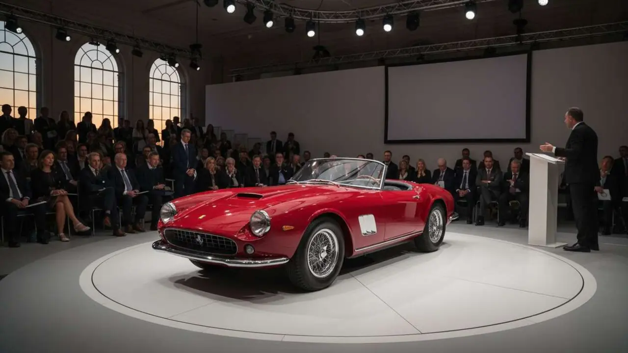  Ferrari hist&oacute;rico con v&iacute;nculo napole&oacute;nico vendido en subasta por m&aacute;s de 900.000 euros &mdash; Imagen generada por IA 