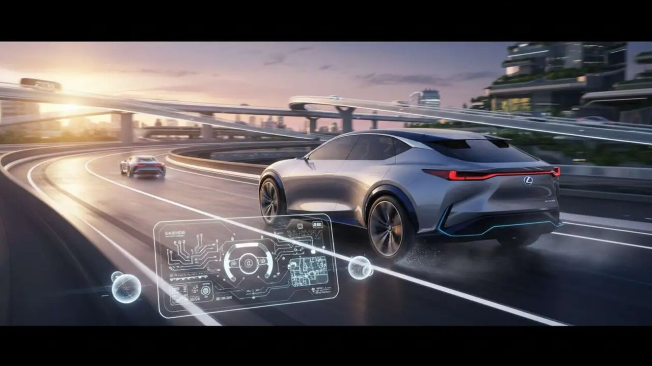  Lexus presenta cinco innovaciones tecnol&oacute;gicas revolucionarias para mejorar y transformar tu experiencia de conducci&oacute;n diaria &mdash; Imagen generada por IA 