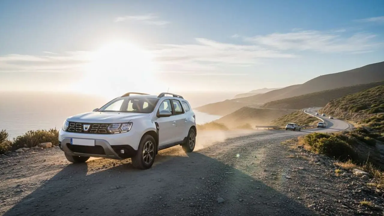  Dacia Duster destacado en carretera mostrando su dise&ntilde;o robusto y atractivo que conquista a los conductores actuales &mdash; Imagen generada por IA 