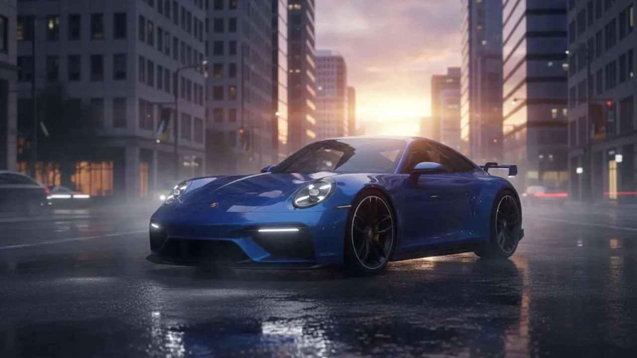  Porsche 911 nuevo modelo con tecnolog&iacute;a avanzada que redefine la velocidad y el lujo en veh&iacute;culos deportivos &mdash; Imagen generada por IA 