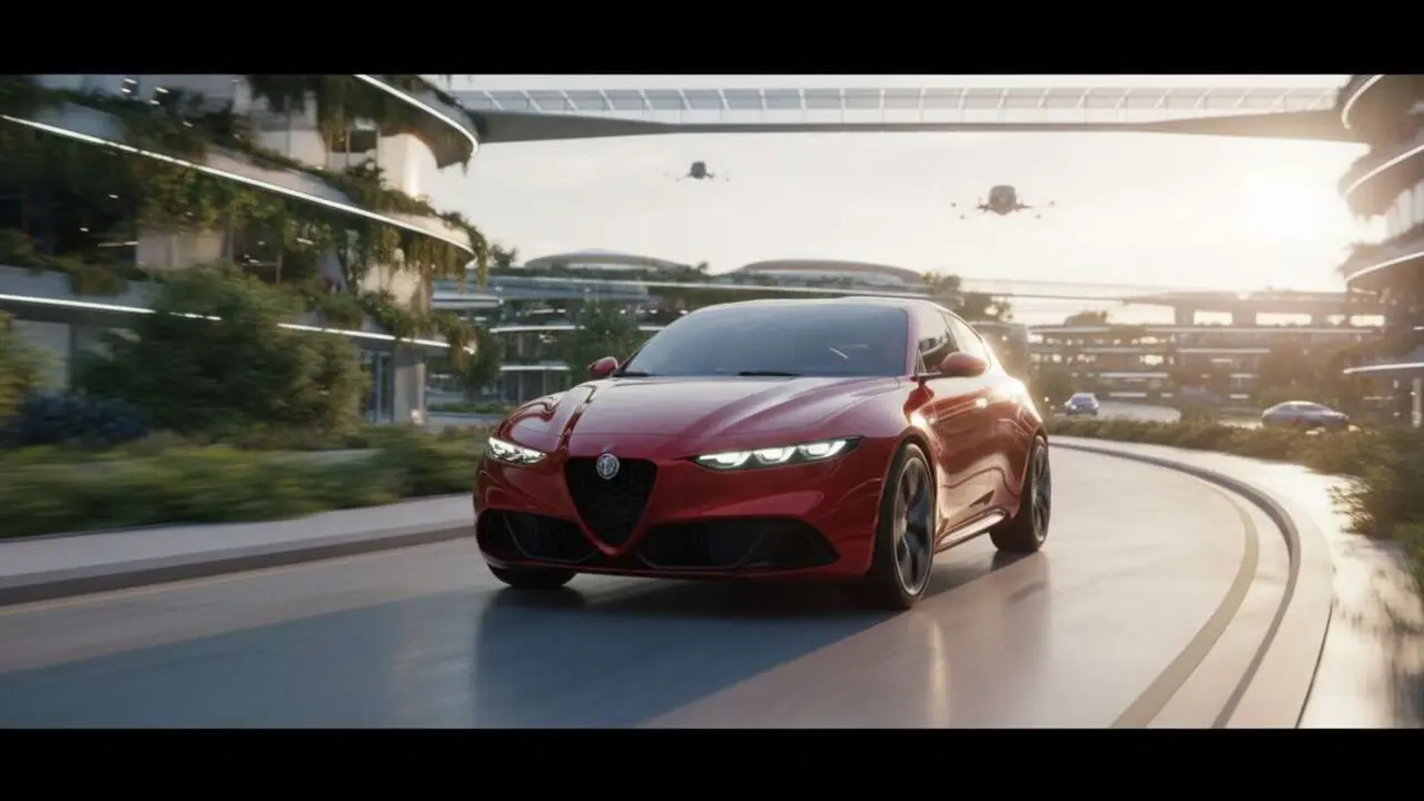 Alfa Romeo Junior 2026 revolucionar&aacute; la movilidad con dise&ntilde;o innovador y tecnolog&iacute;a avanzada en veh&iacute;culo compacto &mdash; Imagen generada por IA 