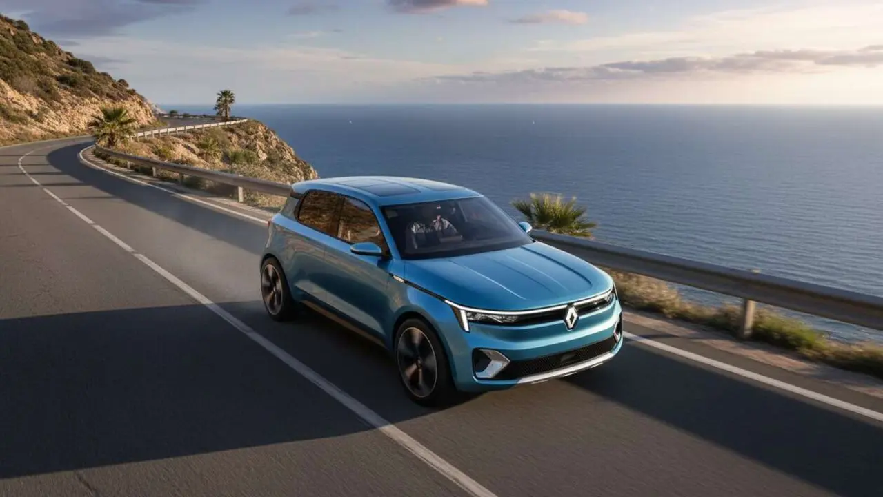  Renault 4 2026 renovado con dise&ntilde;o cl&aacute;sico y tecnolog&iacute;a avanzada para una experiencia de conducci&oacute;n &uacute;nica &mdash; Imagen generada por IA 