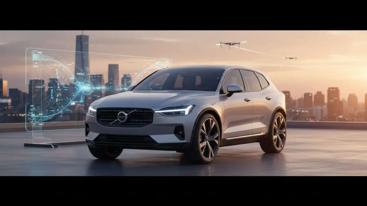  Volvo EX60 2026 presentado con dise&ntilde;o innovador y tecnolog&iacute;a avanzada para una conducci&oacute;n revolucionaria &mdash; Imagen generada por IA 